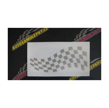 Polep vozidla SAMOLEPKA Šachovnice 026 (10 - červená) NA AUTO, NÁLEPKA, FÓLIE, POLEP, TUNING, VLASTNÍ TEXT, TISK, AUTOSAMOLEPKY.cz, POLEPY, OBRÁZEK, LOGO, SAMOLEPKY