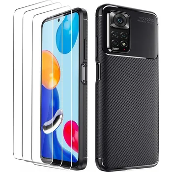 Ochranný kryt + 3 ochranné skla na Xiaomi Redmi Note 11 Pro