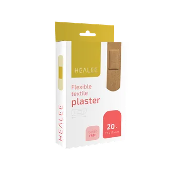 Náplast HEALEE Flexibilní textilní náplast 72x19 mm 20 ks