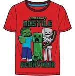 Fashion UK Tričko krátký rukáv Minecraft Hostile Behaviour bavlna 134 cm