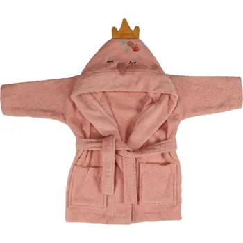 Dívčí župan TRYCO froté župan Blush & Blossom Swan Ivy vel. 1-2 roky