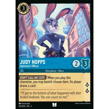 Sběratelská karetní hra Judy Hopps 152/204 - Rise of the Floodborn Typ karty: Standard