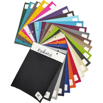 Vzorník voděodolných látek Kodura 600x300, jednobarevná, 15x20 cm