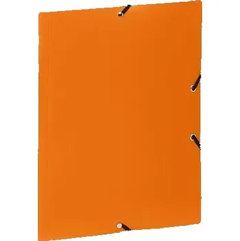 Archivační box Desky s gumičkou "Standard", oranžová, PP, 15 mm, A4, VIQUEL