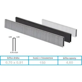 Průmyslová sponka Spony 97/333 - 8 mm ZN