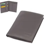 Leonardo Verrelli Kožená šedá peněženka pánská