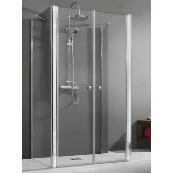 ROSS Sprchový kout nástěnný Komfort CHROM 70x70x70x190 cm Nadčasový a moderní sprchový kout z kvalitního materiálu