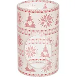 Yankee Candle Red Nordic Frosted Glass…