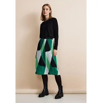 Dámská sukně Plisovaná sukně Street One 361422 s potiskem Velikost: 36