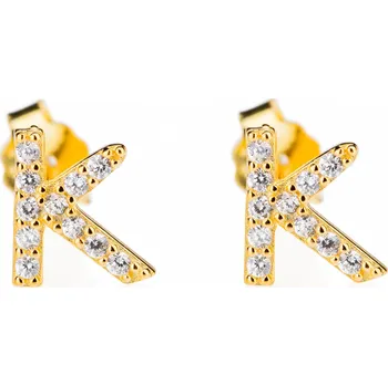 Náušnice franco bene Náušnice s písmenem - pozlacené | 1124 Písmeno: G