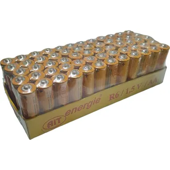 Článková baterie BATERIE AA 1.5V SADA 60 KS velké tužkové baterie R6