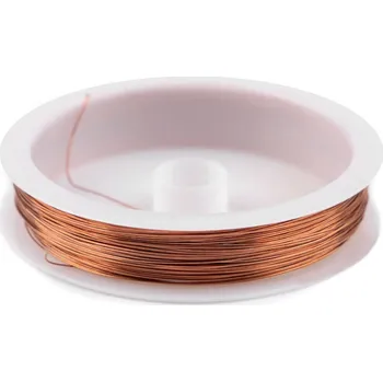 Vázací drát Drát Ø0,3 mm, barva 3 měděná