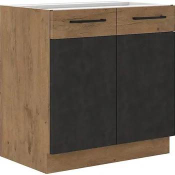 Kuchyňská skříňka Spodní dřezová skříňka VIGGO MATERA 80 ZL 2F BB