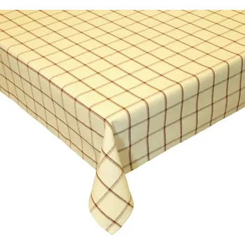 ubrus Ubrus bavlněný Kostka béžová 120x140cm - 120 x 140cm 1038