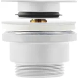 Univerzální umyvadlová výpusť REA Click-Clack, bílá