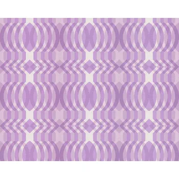 Tapeta Vliesová tapeta retro, geometrická - fialová, bílá 395343 / Tapety na zeď 39534-3 retro Chic (0,53 x 10,05 m) A.S.Création