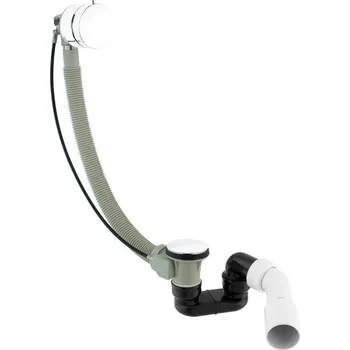 Sifon Olsen Spa Hopa vanový sifon s napouštěním přes přepad bílá barva BAHATK132SBP