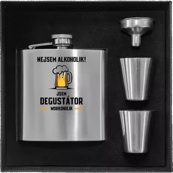 Placatka Placatka v krabičce Nejsem alkoholik! Jsem degustátor workoholik