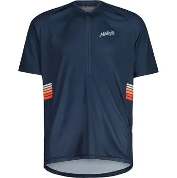cyklistický dres Pánský cyklistický dres Maloja DentroM. All Mountain Midnight S