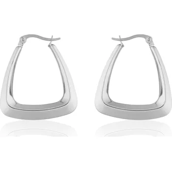 Náušnice franco bene Simple náušnice s propínacím zapínáním - stříbrné | 459