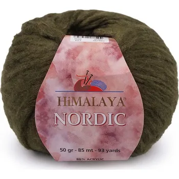 Příze Pletací příze Himalaya Nordic 50 g - 11 (76816) zelená khaki