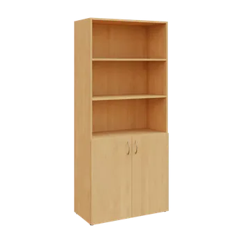 Šatní skříň NN 5 - 8DN3 skříň vysoká, 2-dveřová/nika, 1800x800x400, javor horský