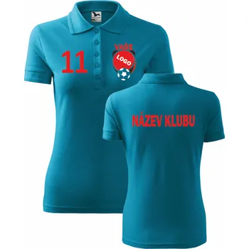 ON-DESIGN Klubová dámská polokošile Velikost: S, Barva: tmavý tyrkys