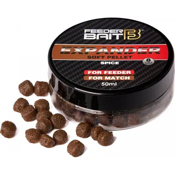 Nástraha FeederBait Expander soft pellet 8mm 50ml Příchuť: Spice