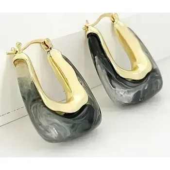 Náušnice IZMAEL Náušnice DE 29895 Černá KP29895