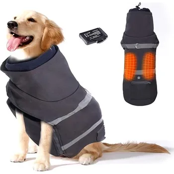Obleček pro psa Savior vyhřívaný šedý vel. XL