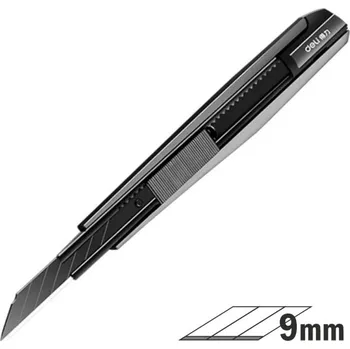 Pracovní nůž Odlamovací nůž Deli 2037S - celokovový, 9mm 30°