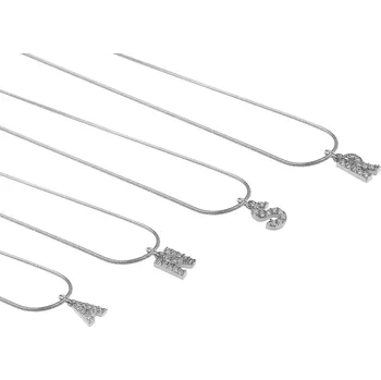 Náhrdelník franco bene Náhrdelník se zdobeným písmenem - stříbrný | 2044 Písmeno: H