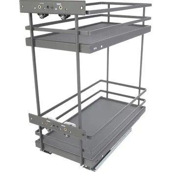 Odpadkový koš Riex Výsuvný koš MAGICO s tlumením / Tmavě šedá 300 mm Univerzální osazení