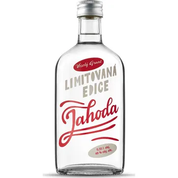 Pálenka Veselý Grunt Jahodová pálenka 0,35l - Pravá valašská 48%