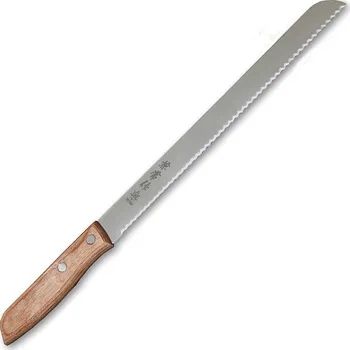 Kuchyňský nůž Kanetsune nůž na pečivo 25 cm, dřevo