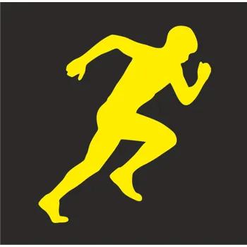 samolepka ON-DESIGN Samolepka BĚŽEC Barva: žlutá