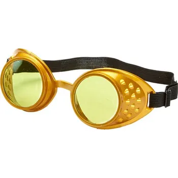 Žertovný předmět Brýle Steampunk zlaté