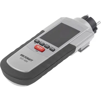 Revizní přístroj VOLTCRAFT FIT-100 instalační tester, VC-12321015, DE provedení s SCHUKO zástrčkou (fáze vpravo), správná funkce jen při otočení