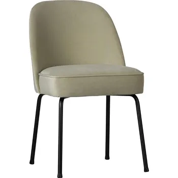 Jídelní židle WOOOD Světle zelená sametová jídelní židle Tergi