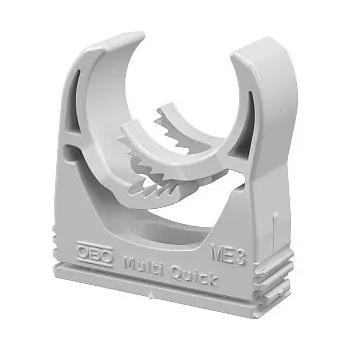 kabelová chránička OBO M-Quick M32 LGR Příchytka Multi-Quick, 25-32mm, světle šedá Polyamid, PA