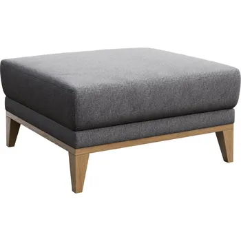 Taburet Tmavě šedá látková podnožka MESONICA Musso I