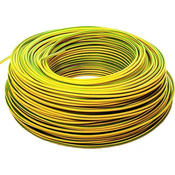 Kanalizační potrubí Zemnící drát CYY 2,5 zeleno žlutý - 100 m