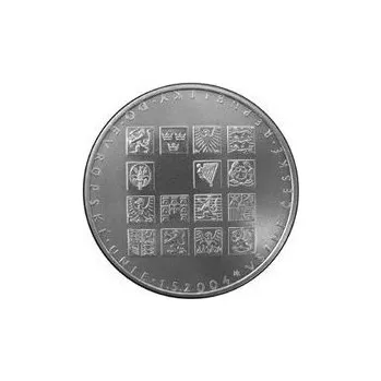 Česká mincovna Vstup České republiky do Evropské unie 200 Kč 2004 stříbrná mince Proof 13 g