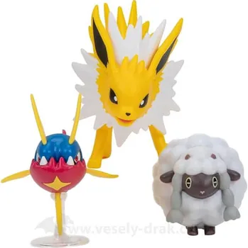 Figurka Pokémon akční figurky Wooloo, Carvanha, Jolteon 5 - 7 cm