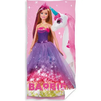 Dětská osuška Barbie a Jednorožec