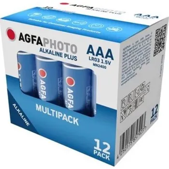 Článková baterie Baterie AAA (LR03) alkalická AGFAPHOTO Power 12ks