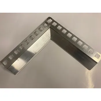 Kout k balkonové liště BP 32 - 90° (Balkonový kout BP 32, 250x250 mm, barva stříbrný ELOX, přírodní hliník)