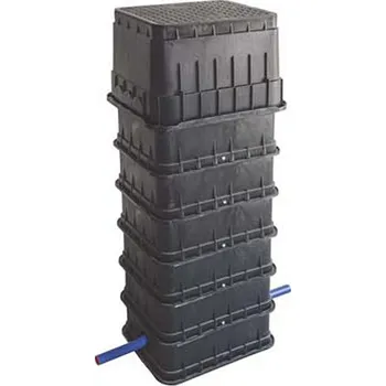 Kanalizační potrubí Vodoměrná šachta MODULO 1S A výškově nastavitelná 115 -130 cm, poklop 0,5 t