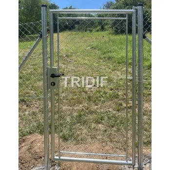 brána Branka na FAB ZINEK / šířka 1000 mm / výplet pozinkované pletivo + 2ks sloupků ZDARMA