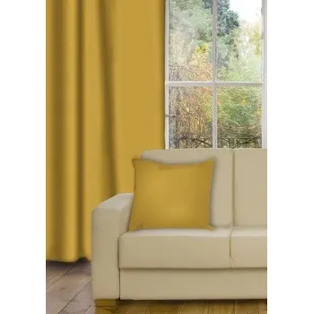 Zatemňovací látka Blackout látka hořčicová barva š.150cm - látka v metráži 128